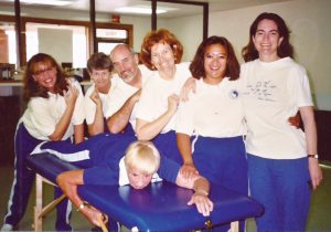 Bonnie gets the elbow from her students